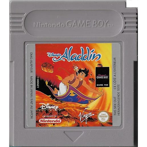 Disneys Aladdin Gameboy (Begagnad, Endast kassett)