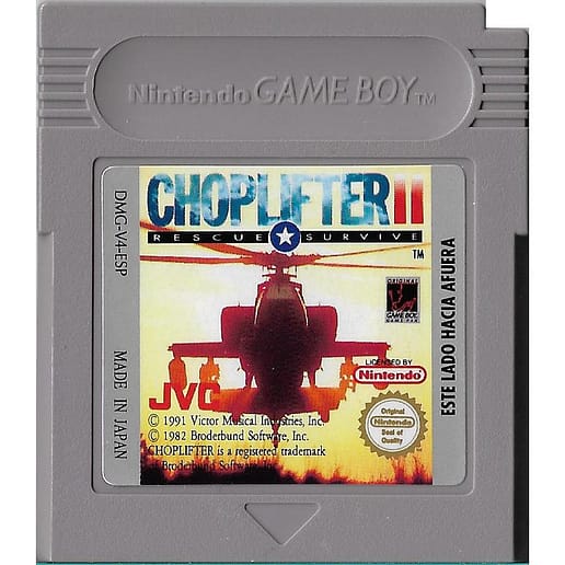 Choplifter II Rescue Survive Gameboy (Begagnad, Endast kassett)