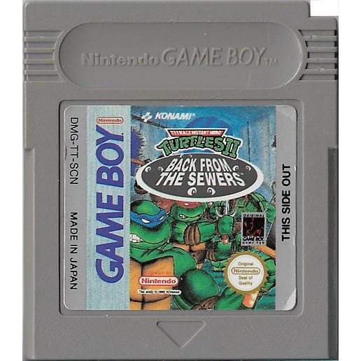 Turtles II Back from the Sewers Gameboy (Begagnad, Endast kassett)