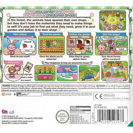 Gardening Mama Forest Friends Nintendo 3DS (Begagnad)