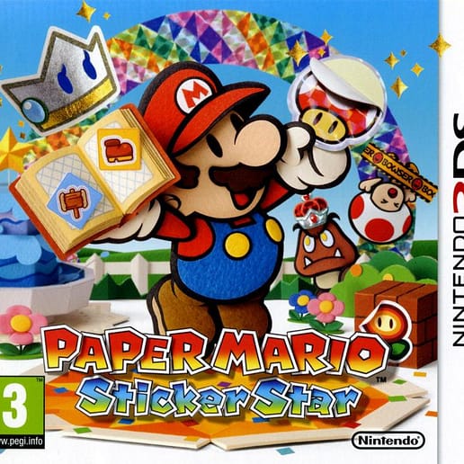 Paper Mario Sticker Star Nintendo 3DS (Begagnad)