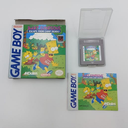 Bart Simpsons Escape From Camp Deadly Gameboy