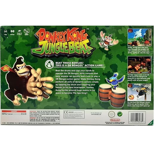 Donkey Kong JungleBeat Pak Nintendo Gamecube (Begagnad)