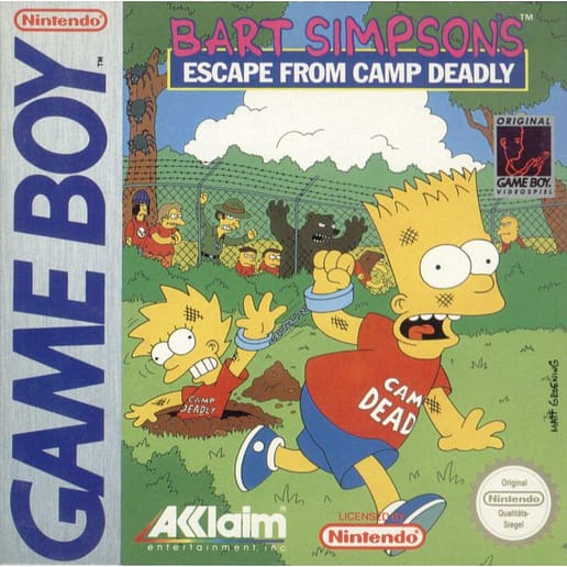 Bart Simpsons Escape From Camp Deadly Gameboy