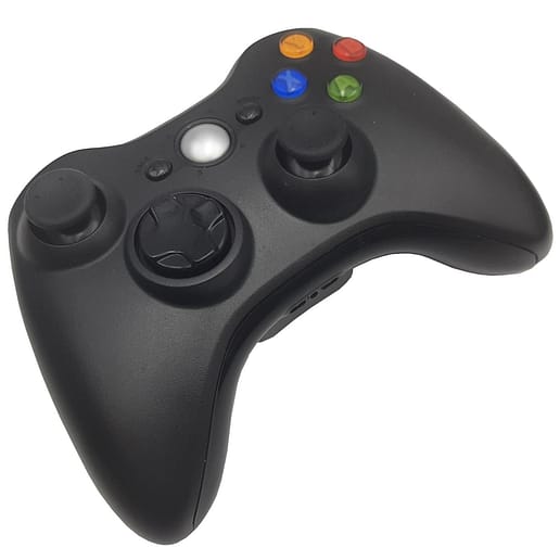 Handkontroll Svart Xbox 360 (Begagnad)