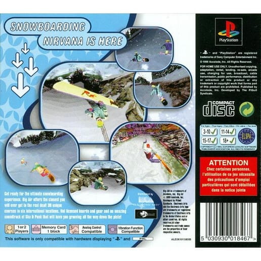 Big Air Playstation 1 PS1 (Begagnad)