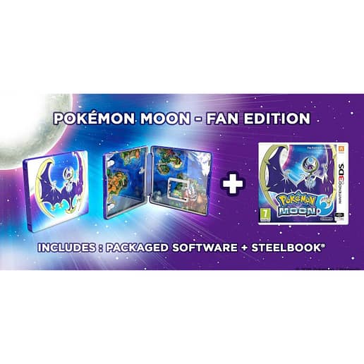 Pokemon Moon Fan Edition Nintendo 3DS (Begagnad)