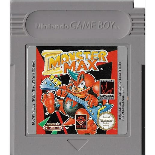 Monster Max Gameboy (Begagnad, Endast kassett)