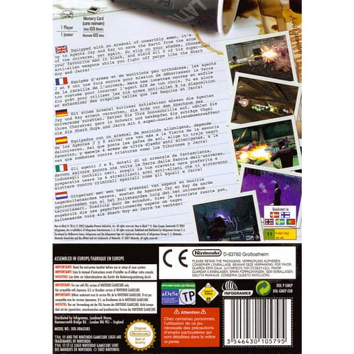 Men In Black II Alien Escape Nintendo Gamecube (Begagnad)