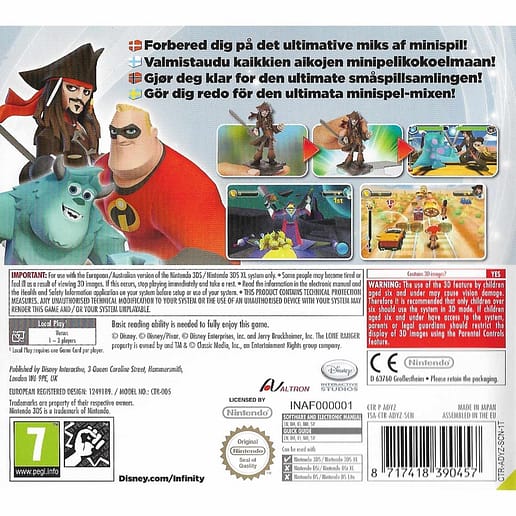 Disney Infinity Nintendo 3DS (Begagnad)