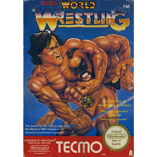 Tecmo World Wrestling Nintendo NES