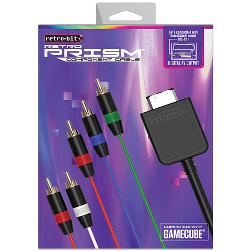 Retro-Bit Prism Component Cable Nintendo Gamecube