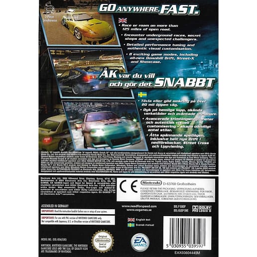 Need for Speed Underground 2 Nintendo Gamecube (Begagnad)