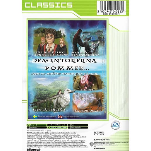 Harry Potter och Fången från Azkaban Xbox (Begagnad)