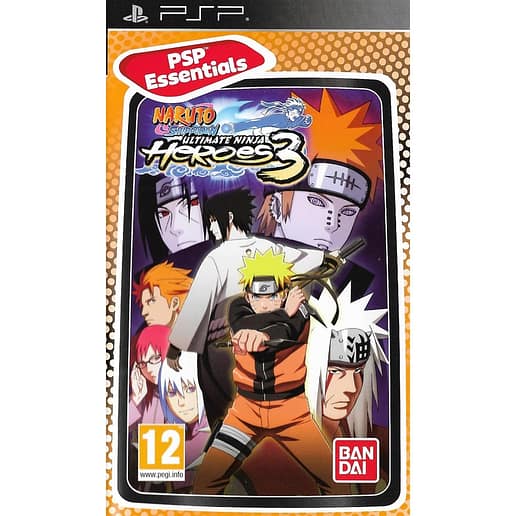 Naruto Shippuden Ultimate Ninja Heroes 3 Playstation Portable PSP (Begagnad)