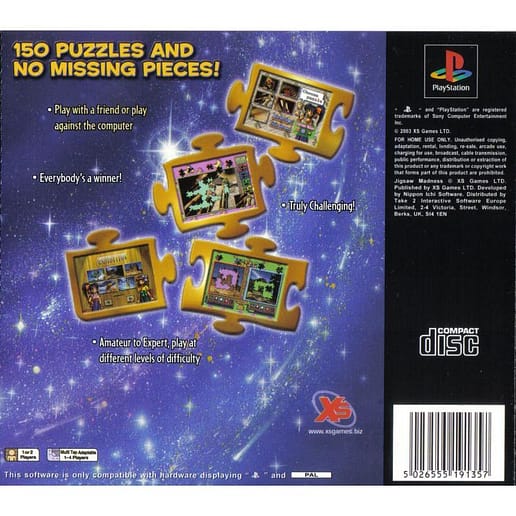 Jigsaw Madness Playstation 1 PS1 (Begagnad)