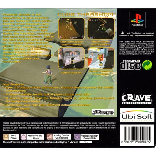 Freestyle Scooter Playstation 1 PS1 (Begagnad)