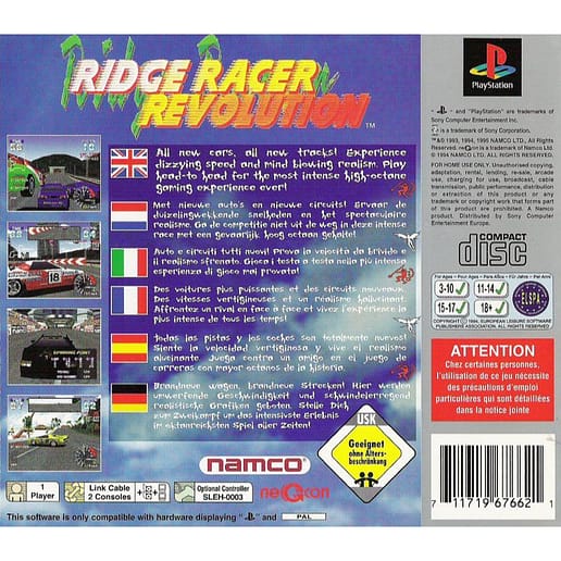 Ridge Racer Revolution Playstation 1 PS1 (Begagnad)