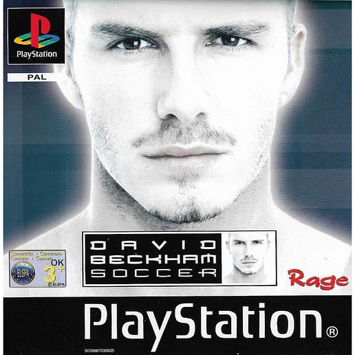 David Beckham Soccer Playstation 1 PS1 (Begagnad)