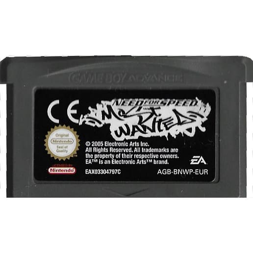 Need for Speed Most Wanted Gameboy Advance (Begagnad, Endast kassett)