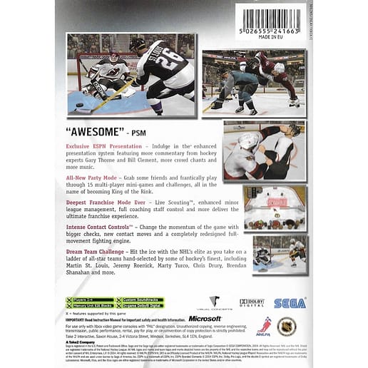 ESPN NHL 2K5 Xbox (Begagnad)