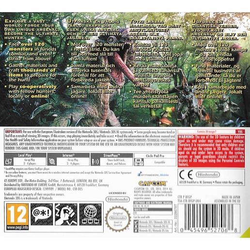 Monster Hunter 4 Ultimate Nintendo 3DS (Begagnad)