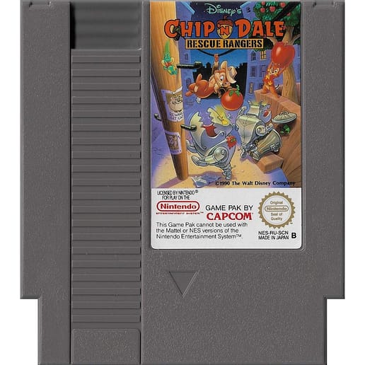 Chip n Dale Rescue Rangers Nintendo NES (Begagnad, Endast kassett)