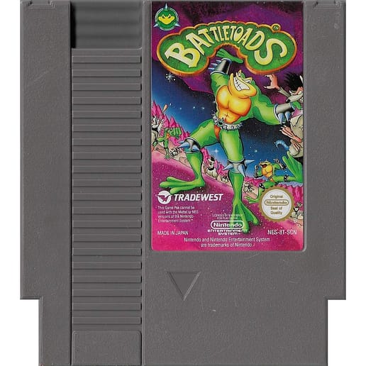 Battletoads Nintendo NES (Begagnad, Endast kassett)