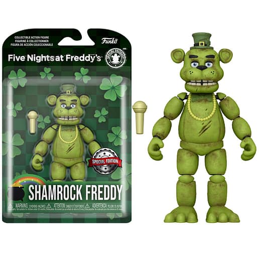 Action figure Friday Night at Freddys Shamrock Freddy Exclusive