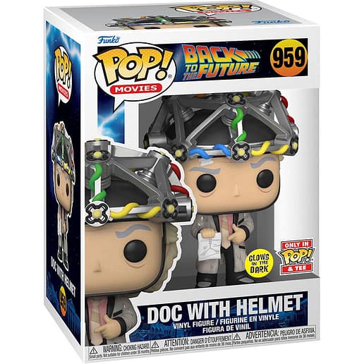 Set POP & Tee Back to the Future Doc With Helmet (X-Large)