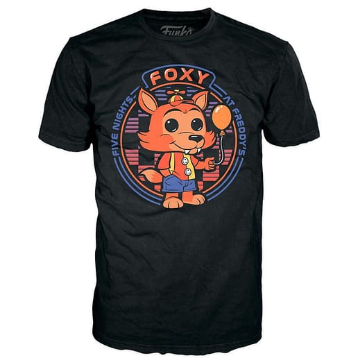 Set POP & Tee Five Nights at Freddys Ballon Foxy Exclusive (Large)