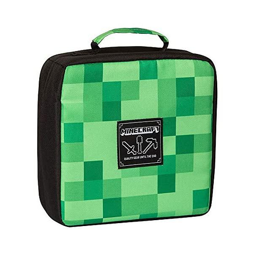 Minecraft Lunch Box Miners Society Green