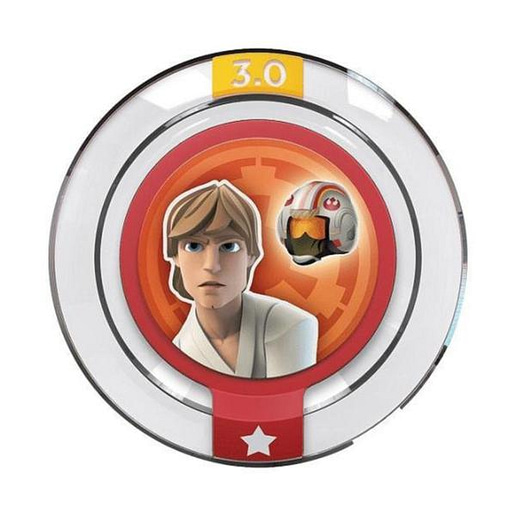 Disney Infinity 3.0 Round Power Disc Luke's Rebel Alliance Flight Suit Costume