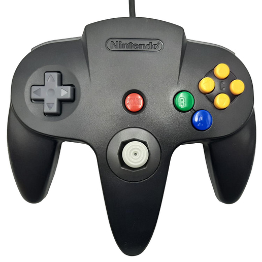 Handkontroll Original Svart till Nintendo 64 N64