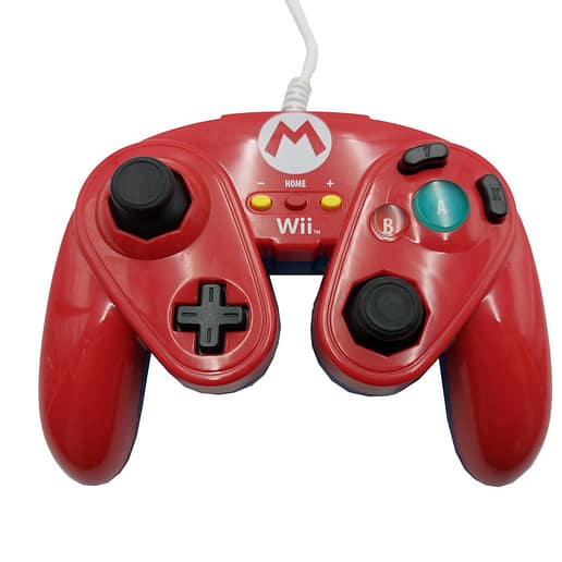 Mario Wired Fight Game Pad Gamecube kontroll till Nintendo Wii