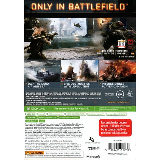 Battlefield 4 Xbox 360 X360 (Begagnad)