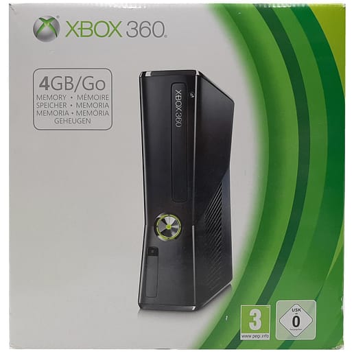 Xbox 360 S 4GB Basenhet Boxad