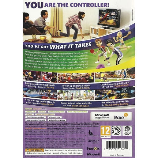 Kinect Sports Xbox 360 X360 (Begagnad)