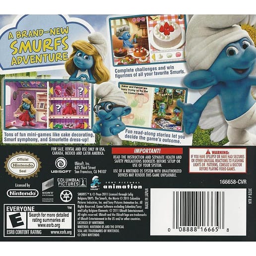 The Smurfs Nintendo DS (Begagnad)