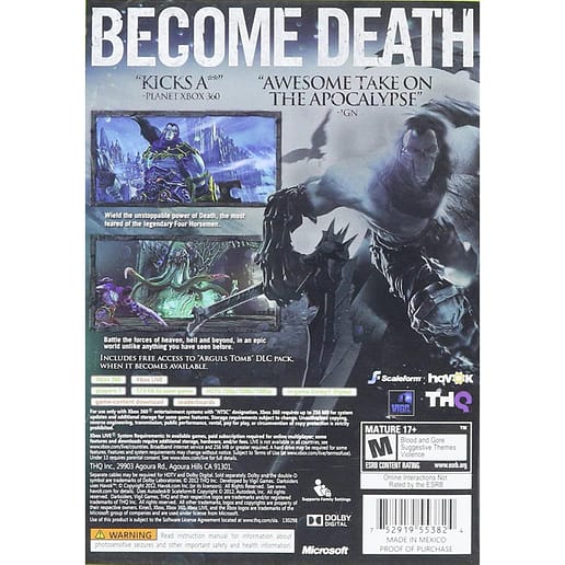 Darksiders II Xbox 360 X360 (Begagnad)