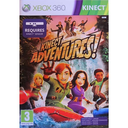 Kinect Sensor & Kinect Adventures Xbox 360 (Begagnad)