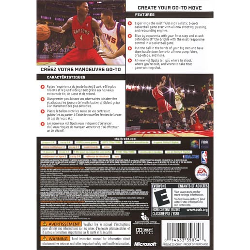 NBA Live 08 Xbox 360 X360 (Begagnad)