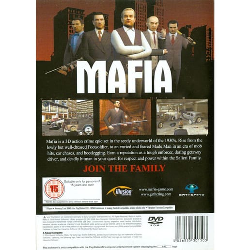 Mafia Playstation 2 PS2 (Begagnad)