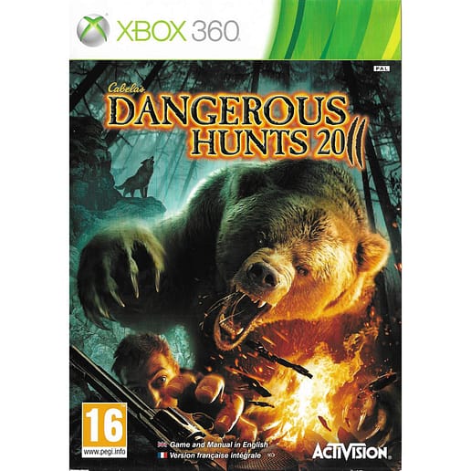 Cabelas Dangerous Hunts 2011 Xbox 360 X360 (Begagnad)