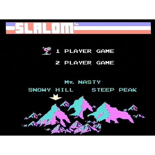Slalom Nintendo NES (Begagnad, Endast kassett)