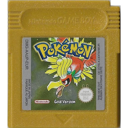 Pokemon Gold Version Gameboy Color (Begagnad, Endast kassett)