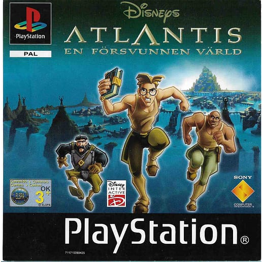 Disneys Atlantis En Försvunnen Värld Playstation 1 PS1 (Begagnad)