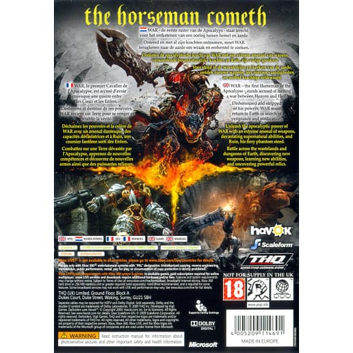 Darksiders Xbox 360 X360 (Begagnad)