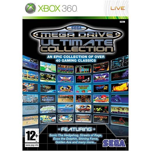 SEGA Mega Drive Ultimate Collection Xbox 360 X360 (Begagnad)