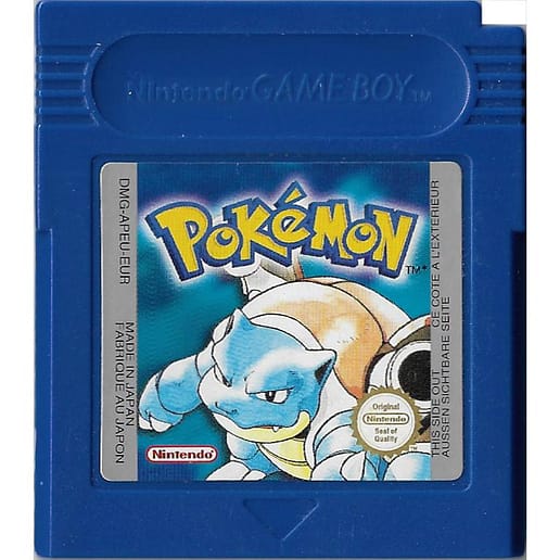 Pokemon Blue Version Gameboy (Begagnad, Endast kassett)